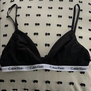 Black Calvin Klein Bra